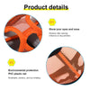 Bulldog Muzzle, Breathable Mesh, Orange, Size M