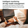 Blood Oxygen / Sleep / Heart Rate Health Monitoring Smart Watch Square Sports Watch(Silver Gray)