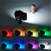 JMARY FM-72RGB Rechargeable Diving Photography RGB IPX8 Waterproof Camera LED Fill Light