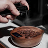 200g/0.1g  High Precision Solid Wood Coffee Scale Touch Button Rechargeable Kitchen Scale CM200