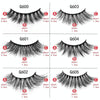 ShiDiShangPin 5 Pairs Mink Fake Eyelashes With Tweezers(G600)