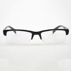 Women Men Half Frame Myopia Glasses HD AC Green Film Lens Myopia Eyeglasses(-3.00D)