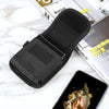 HAWEEL Flip Phone Nylon Cloth Belt Clip Carrying Pouch Bag (Black)