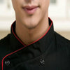 Hotel Restaurant Catering Work Clothes for Men and Women, Size:XL(Black)