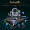 4G+32G UK Plug R69PLUS Allwinner H728 Octa-Core ARM Cortex A55 Android 14 Network Box Player