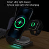 LFX-178 4 In 1 Wireless Charger For Smartphone&iWatch&AirPods(Black)