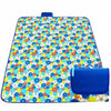 600D Oxford Cloth Outdoor Picnic Mat Picnic Cloth Waterproof Mats Spring Travel Beach Mat, Specifications (length * width): 150*180( Blue Rose)