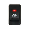 30 Amp 12 Volt Four Plugs LED ON OFF Car Fog Light Switch (Red Light)