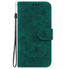 For Samsung Galaxy A36 5G / A56 5G Butterfly Rose Embossed Leather Phone Case(Green)
