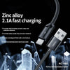 REMAX RC-166i Kinry Series 2.1A USB to 8 Pin Data Cable, Cable Length: 1m(Gold)
