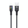 TOTU BL-016 Journey Series USB to 8 Pin Colorful Breathing Light Data Cable, Length:1.5m(Black)
