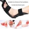 Yoga Stretch Trainer Rehabilitation Correction Belt Foot Drop Stretcher(Black One Size)