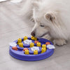 Interactive Dog Puzzle Toy - Slow Feeder Maze (Blue)