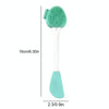 Hand-Held Silicone Cleansing Brush And Mask Brush Green White Double-head Knife