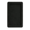 20x12x1.5cm Jewelry Tray Ring Rectangular Empty Plate Earrings Necklace Jewelry Display Plate(Black)