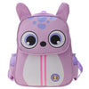 Children Animal Backpack Student Leisure Lightening Backpack(Purple)