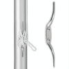 316 Stainless Steel Marine Flagpole Hook with Screw, Style:4 inch