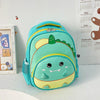 Kindergarten School Bag Children Cute Cartoon Backpack(Green)