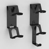 For Xbox / PS5 / Switch 3 In 1 Dual Controller, Earphone Wall Mount Storage Bracket With Anti-Slip Pad(Black)
