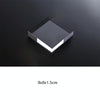 2 PCS Square 8x8x1.5cm Transparent Acrylic Geometric Photo Props Photography Background Plate Ornaments