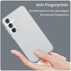 For Samsung Galaxy A35 5G Frosted Translucent TPU Hybrid PC Full Coverage Phone Case(White)