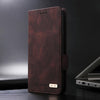 For Honor X7b Magnetic Clasp Flip Leather Phone Case(Brown)