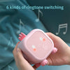 Dinosaur Kids Alarm Clock Electronic Clock Multifunctional Chime Small Alarm Clock(Pink)