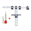 Woodworking Aid Tool Handle Punch Locator Cabinet Door Hole Opener Black HD Set