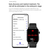 GT22 1.85 inch TFT Screen Silicone Band Health Smart Watch, Support Bluetooth Call / Plateau Blood Oxygen / Body Temperature / Arrhythmia / TI Heart Rate Monitoring(Black Silver)