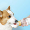 Portable Dog Water Bottle 350ml, Leakproof, Cloud White