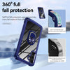 For Samsung Galaxy A36 5G TPU + PC Lens Protection Phone Case with Ring Holder(Blue)