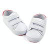 D0735 PU Leather Soft Soled Slip-On Baby Walking Shoes, Size: 13cm(Redtail)