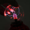 Car Auto Plasma Magic Ball Sphere Lightening Lamp with Hand-Touching Changing Pattern Model(Red)