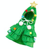 Christmas Dog Cloak, Green, L (5-7.5kg)