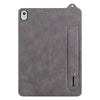 For iPad Pro 9.7 / 9.7 2018 / 2017 TPU Leather Back Tablet Case with Wristband(Grey)