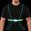 USB Rechargeable Running Light Strap Chest Light(Blue)