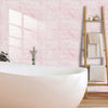 4 PCS  Crystal Film Wall Tile Sticker Imitation Marble Pattern Wall Sticker(DLS025)