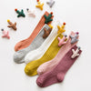 Baby Cartoon Anti-Slip Knitted Long Socks Knee Socks, Size:S(Purple)