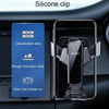 MCZBAO Car Gravity Cell Phone Holder Automotive Multifunctional Mirror Telescopic Navigation Mount, Size: 2 In 1(Silver)
