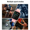 P8 1.4 Inch Heart Rate Blood Pressure Monitoring Smart Watch, Color: Pink