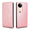 For vivo S19 Pro 5G Magnetic Vertical Flip Leather Phone Case(Rose Gold)