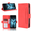 For Asus ROG Phone 3 ZS661KS Wallet Style Skin Feel Calf Pattern Leather Case with Separate Card Slot(Red)