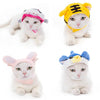 Pink Rabbit Cat Hat, Soft Velvet, Size M (31-36cm)