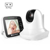 3.5" Video Baby Monitor with Night Vision, 2-Way Audio & Temperature Sensor (EU Plug)