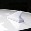 A-886 Car Auto Shark Fin Dome Antenna Decoration for Honda Buick Nissan Hyundai Toyota Volkswagen Mazda(Silver)