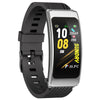 K20 1.14 inch Silicone Band Earphone Detachable Life Waterproof Smart Watch Support Bluetooth Call(Black Silver)