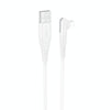 Borofone BX105 2.4A USB-A to 8 Pin Fast Charge Data Cable, Length:1m(White)