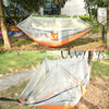 Encryption Mosquito Net Hammock Outdoor Camping Anti-Mosquito Net Gauze Hammock, Size: 260x140cm(Army Green)