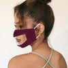 Anti-Fog Lip Language Face Shield For The Deaf And Mute Solid Color Printing Face Shield(Lake Blue)