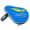 HUIESON HS-PT-H02 Gourd-shaped Zipper Oxford Cloth Single Table Tennis Racket with Ball Bag, Size: 30x20.5cm(Blue)
